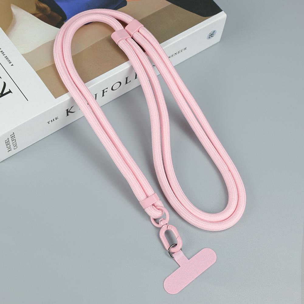Colorful Adjustable Long Lanyard for Mobile Cell Phone Candy Solid Color Crossbody Necklace Anti-Lost Strap for Phone Universal