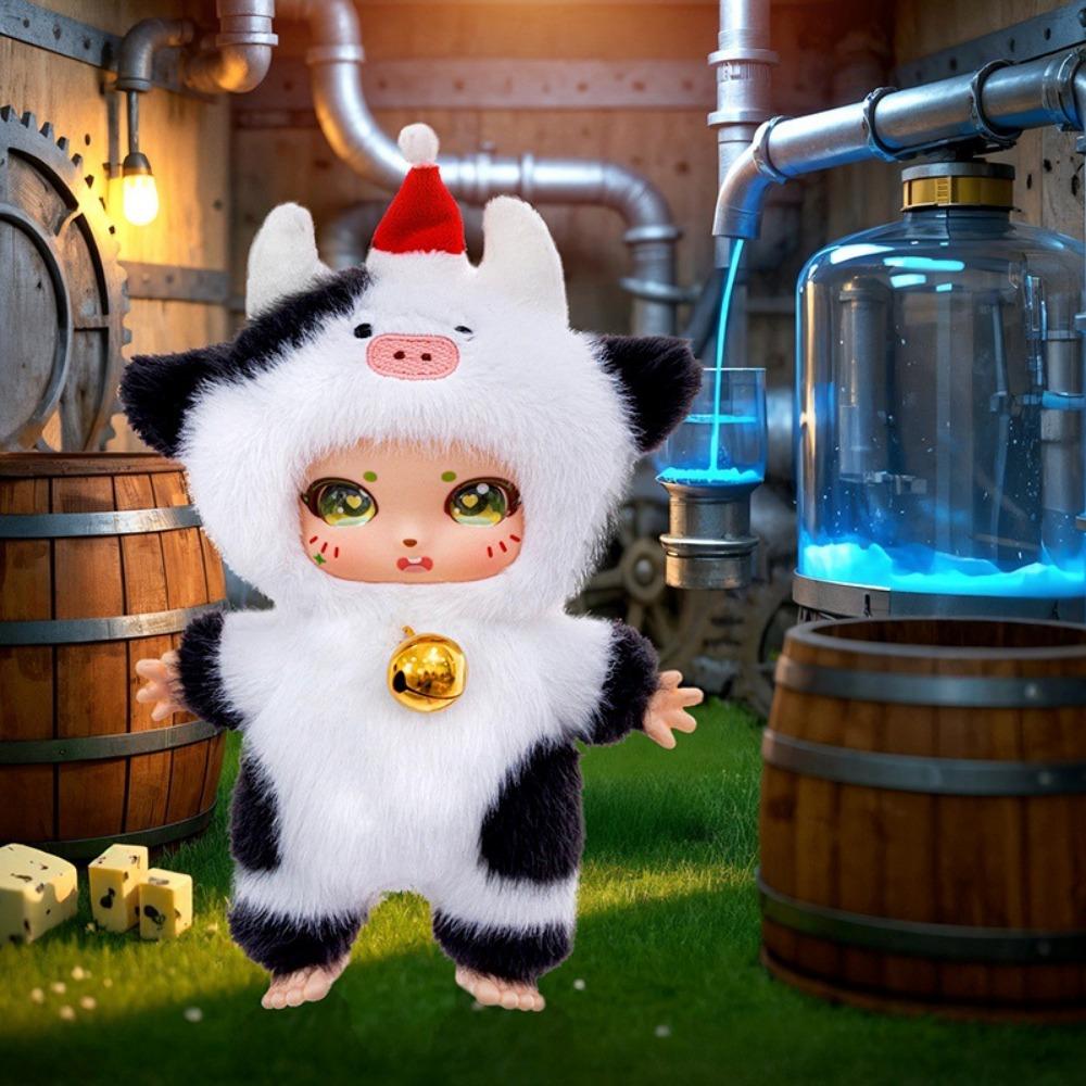 Big Eyes Stuffed Animals Keychain Soft Plush Vinyl Figurine Dolls Animal Series Plush Toy Comfort