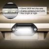 2Pcs 12V-24V LED License Plate Light Waterproof Side Lamp Step Bulbs Tail Lamp  Van Installation