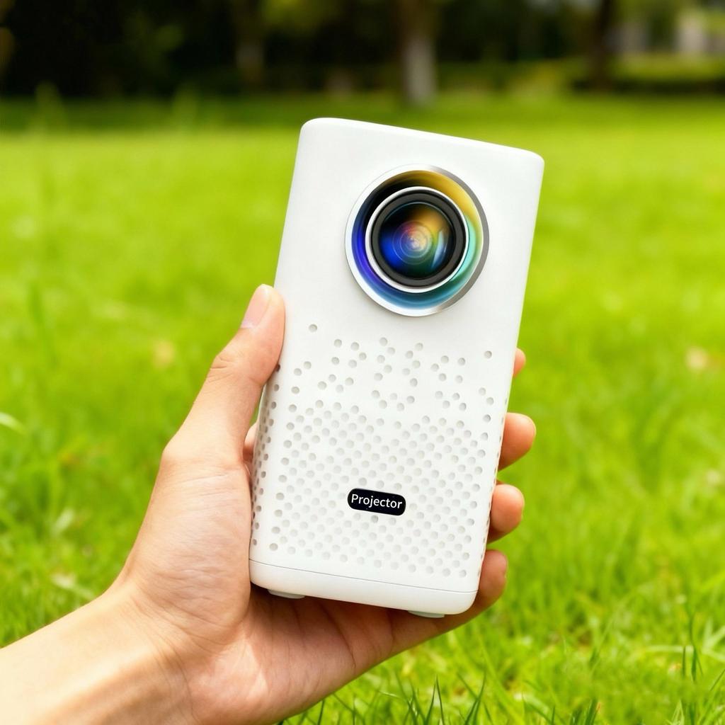 Compact Outdoor Projector - Portable and Convenient