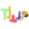 Rubber Golf Tenden Tee Driving Range Tees Ball Holder Set for Indoor Outdoor Practice Mat