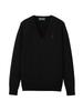 Eastboy Cotton Pullover Sweater Black X Red Women's (7G), (940)