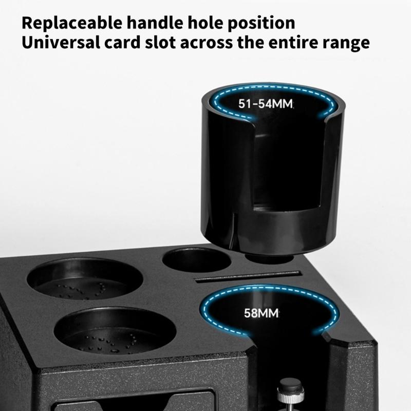 Kaffefilterhållare Kaffefördelare Hållare Kaffepress Ställ Kaffeverktygsorganisatörer Pressstation för Kaffepress