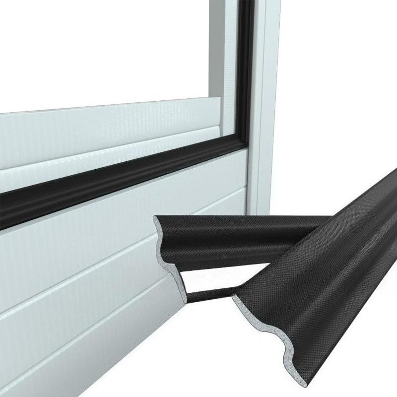 

5/10/20M EPDM Casement Window Seal - 3-in-1 Wind/Sound/Dust Proof | Self-Adhesive 5M чёрный
