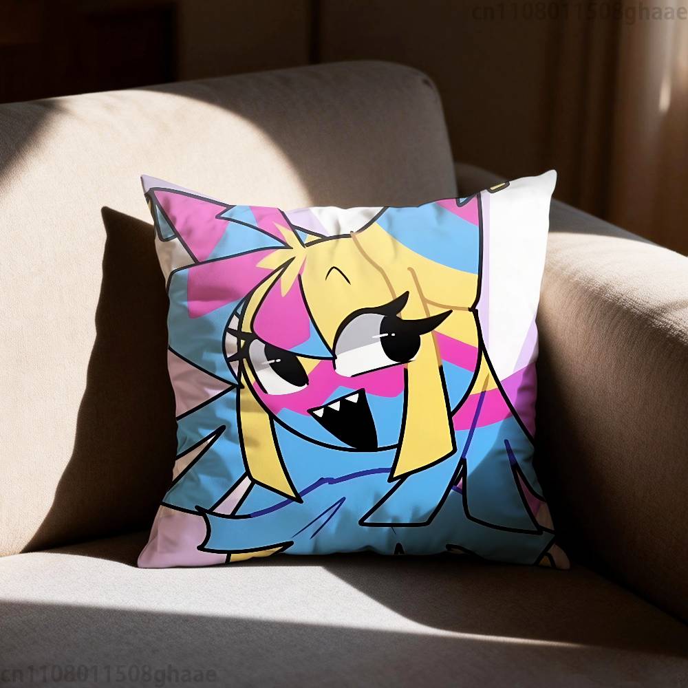 Y-Yatta Anime Kuddfodral Soffa Vardagsrum Sovrum Sänggavel Ryggstöd Kudde Fyrkantig Kudde Vilotid