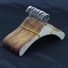 10 Dolls Wooden Hangers Metal Hooks Clothes Organizer for Uncle