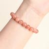 Sunstone & Moonstone Bracelet - Orange Chalcedony Beads Suitable for Men and Women, Ethnic Style Minimalist