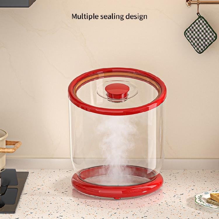 Modern Clear Cereal Dispenser Offering Hygienic Dry Food Preservation Solution