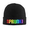Cappello Gioco Personaggi Sprunki Berretto Autunno Inverno Nuovo Durple Pinki Jevin Sky Vineria Cappelli Berretti Lavorati a Maglia in Acrilico Unisex