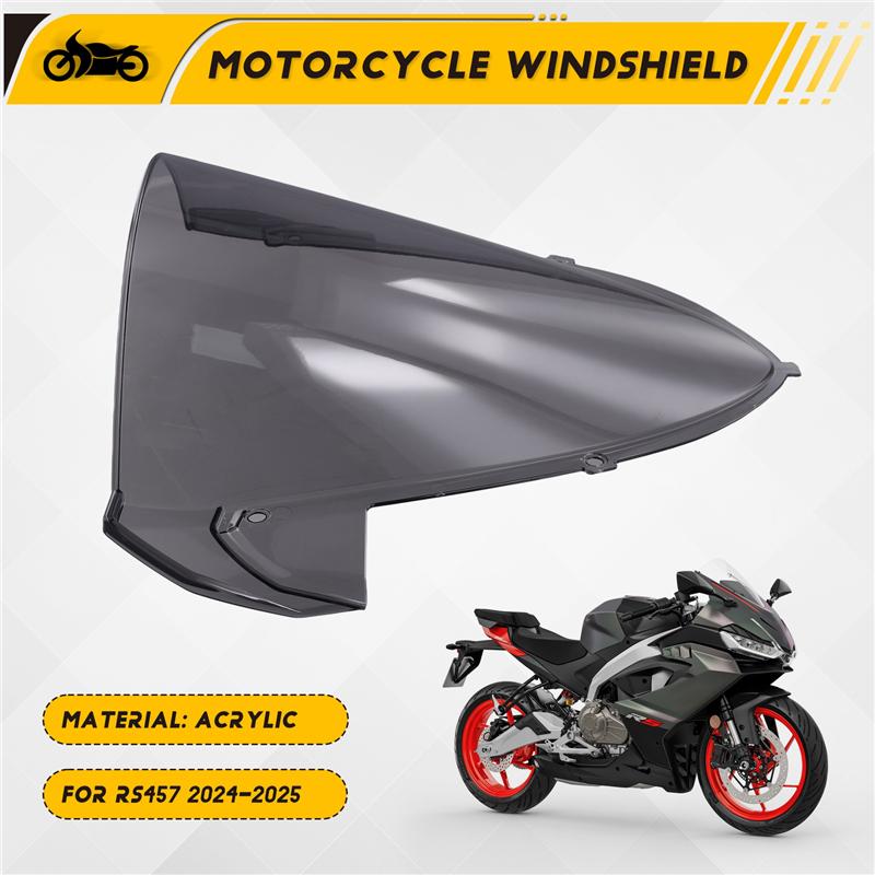 

For Aprilia RS457 Windshield For Aprilia RS457 Wind Screen Deflectors Viser Visor Motorcycle Touring Windscreen Smoky