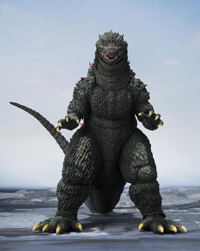 TAMASHII NATIONS MonsterArts Godzilla G Annihilation Strategy Godzilla Omtrent 160mm PVC ABS Malt Bevegelig Figur S.H. vs. Megaguirus (2000)