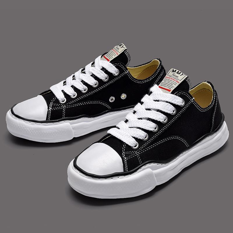MMY Auflösende Shawn Yue Retro Herren Casual Sneakers, Schwarz-Weiß Karierte Paarschuhe, Yasuhiro Mihara Damen-Sneakers