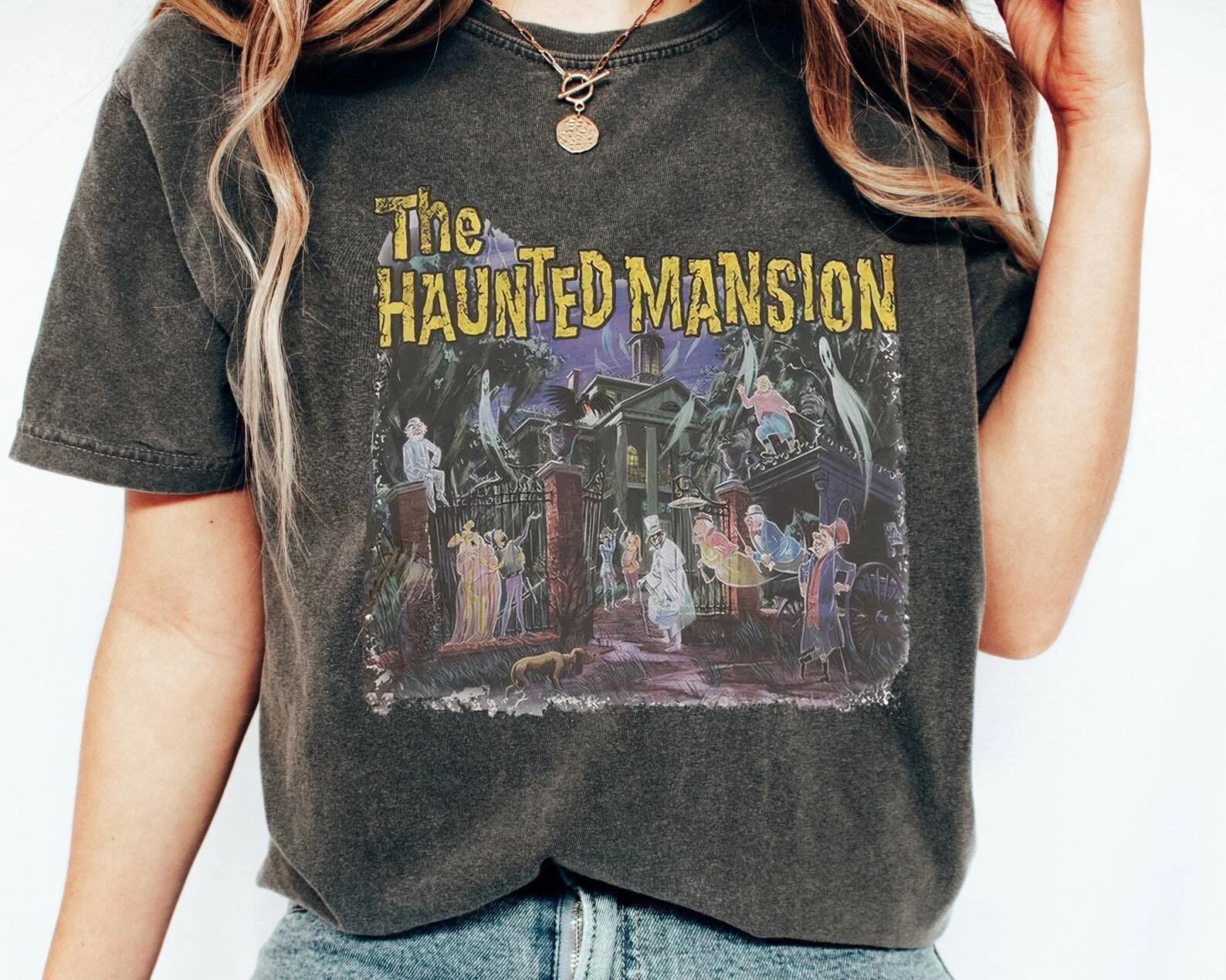 Vintage Haunted Mansion Shirt, Stretching Room Shirt, Retro Shirt Gift For Fan XL