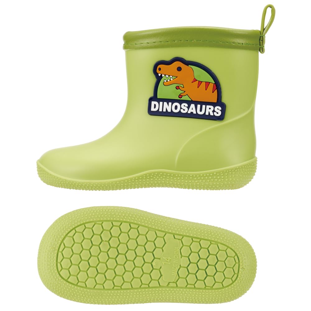 Kalosze Skater Rain z Dinozaurem Dziecięce, 15cm, Naszywka, RIBTW15-A