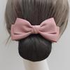 Women's Professional Hair Net Bow Clip for Work: Ideal for Hotel, Bank, Nurse, Flight Attendant, and Updo Styles.
