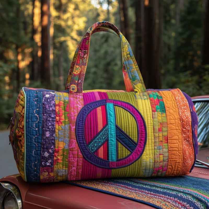 Printed Short-Distance Hand-Held Quilting Embroidery Travel Bag Multi-Functional Sports Fitness Bag