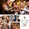 Creative Glass Whiskey Bottle Home Wine Decanter Decorative Motorcycle Engine Shape Alcohol Container for Dining Room office