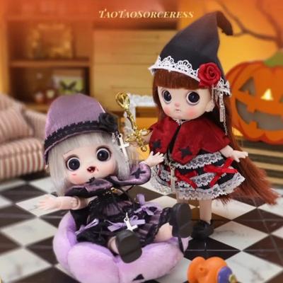 Original Halloween Limited Edition BJD Doll 5.5 Inch Joint Movable Body Dolls  with Clothes Vampire Cosplay Kid Birthday Gifts