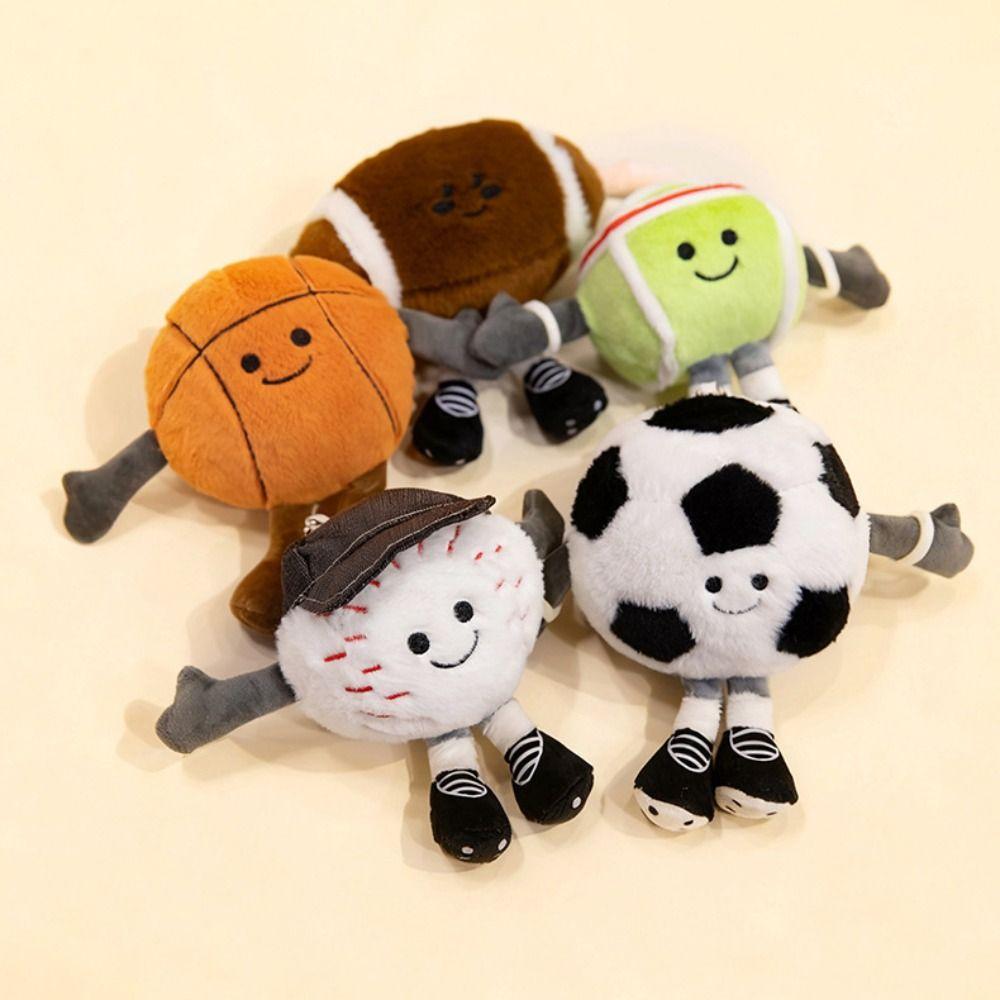 Bag Charming Football Stuffed Toy Rugby Tennis Golf Plush Doll Funny Plush Toys  Birthday Gifts