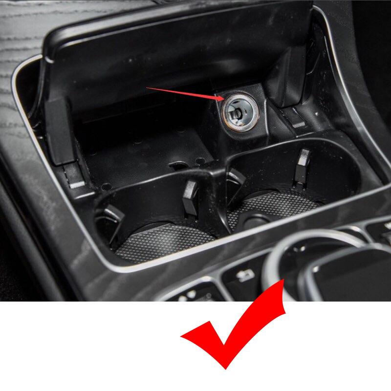 15W Car Wireless Charging Phone Charger for Mercedes Benz W205 AMG C43 C63 AMG GLC 43 C63 X253 C Class Accessories