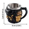 V12 Engine Design Stainless Steel Resin Coffee Cup Unique 3D Tea Mug For Car Enthusiasts For Home & Office