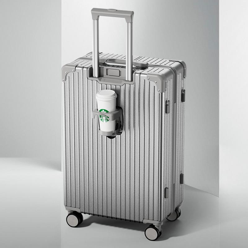 

2023 Ретро Женский 20-дюймовый Многофункциональный Прочный Чемодан-тележка для ручной клади с 24-дюймовой Подарочной коробкой 20-inch