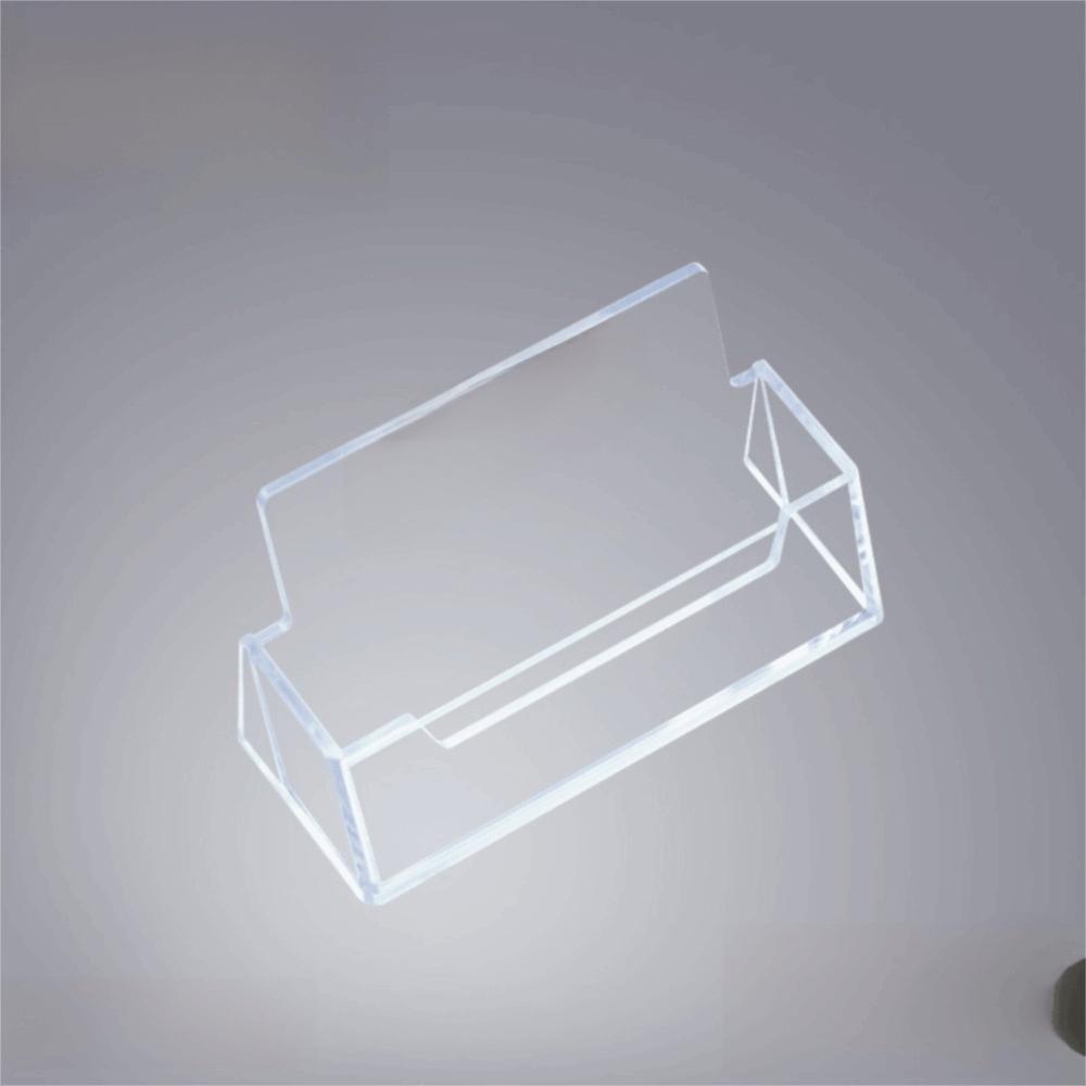 New Plastic Card Box Display Stand Storage Card Storage Box Transparent Sticky Note Holder Desktop Organization