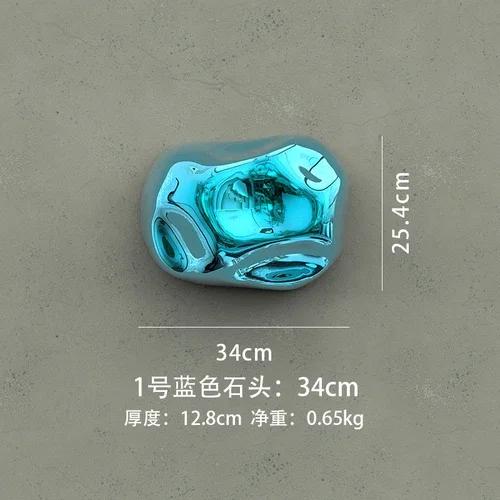 Wall Decoration Stone 3D Golden Stone Wall Background Display Plating Simulation Stone Pendant Wall Hanging Ornaments Room