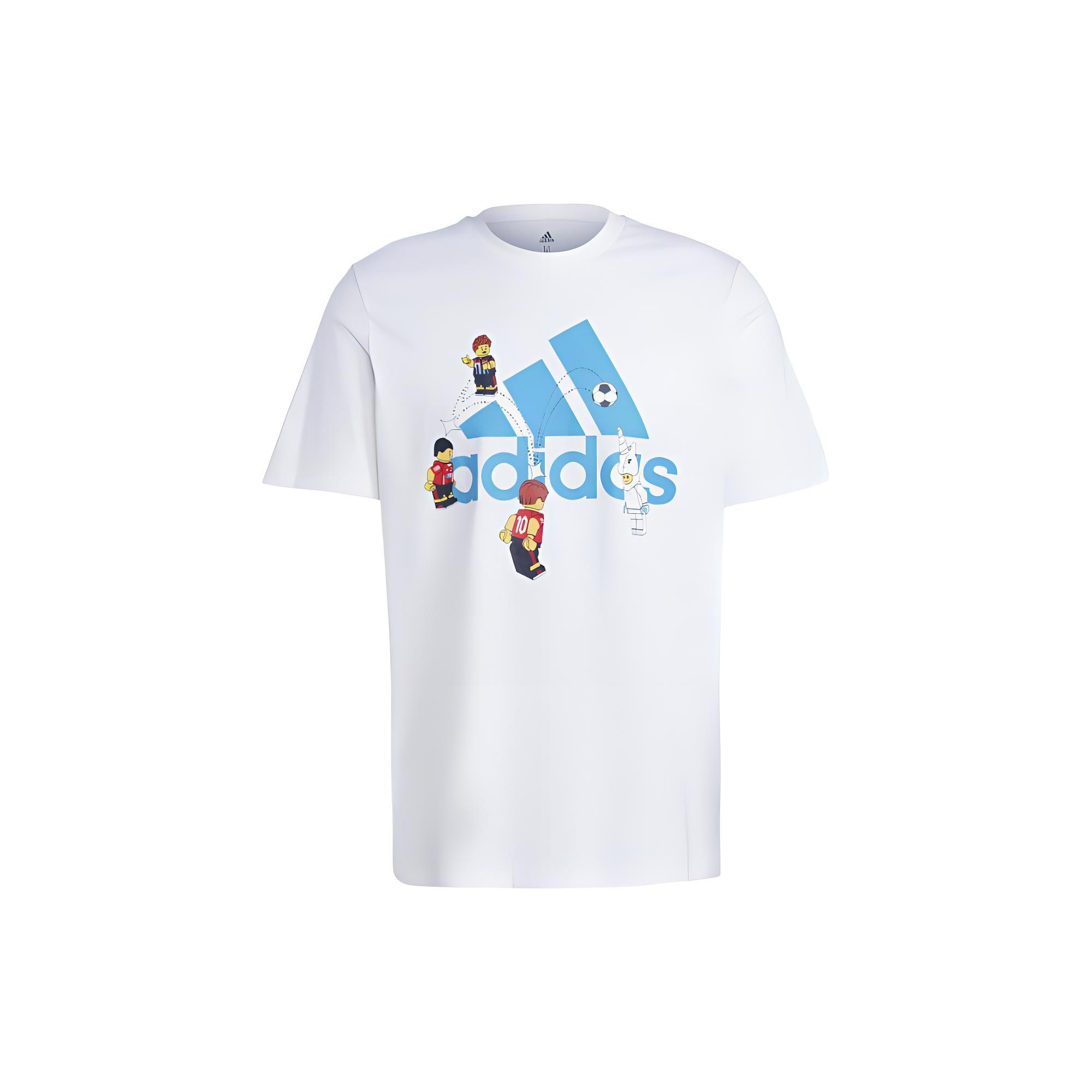 

New Adidas T Shirts Unisex White HT5180 XL
