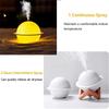 Lunar 200Ml Cool Mist Humidifiers Aroma Oil Diffuser Mini 3D Moon Lamp Ultrasonic Home Room Air Humidifier Moon Humidifier