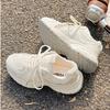 New autumn women's shoes dad shoes breathable mesh niche versatile platform sports shoes casual shoes