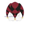 Anime Der verrückte Zirkus Pierrot Langohren Hut 20cm Sitzende Haltung Figuren Kissen Weicher Körper Maskottchen Plüschtiere Kissen Sofakissen