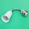 20/30/40/60cm LED Bulb Extension Tube Flexible E27 To E27 Bulb Conversion Socket Threaded Lengthen Lamp Holder Adapter Home