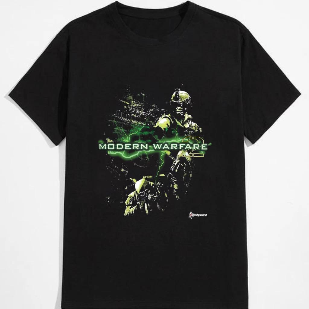 Call of Duty Modern Warfare 2 IW Promo Vintage Black T-Shirt Unisex S-5XL S
