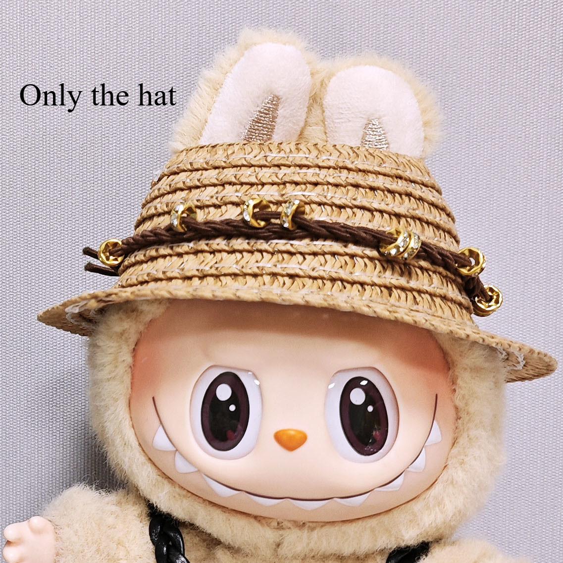 

Одежда для куклы Лабубу Модный костюм с юбкой на подтяжках с леопардовым принтом Имитация одежды для мини-куклы excluding dolls