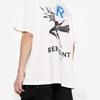 Represent Trendy Brand Loose Heavy Men and Women Couple High Street Top Sun Angel Print Short Sleeve T-shirt Tide