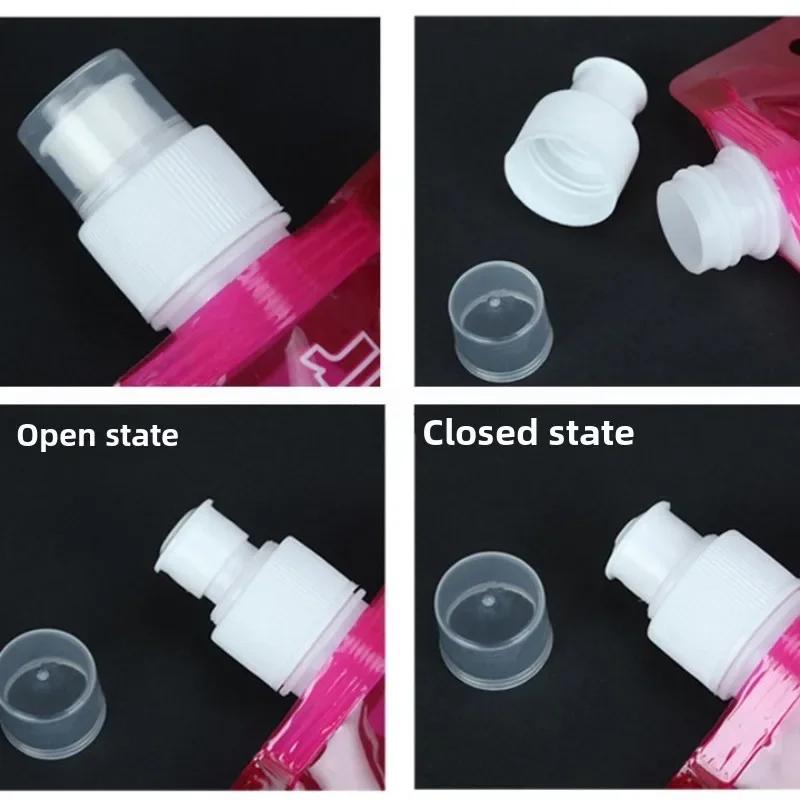 500ml přenosná ultralehká skládací láhev na vodu, venkovní sportovní potřeby, turistika, běh, kempování, cestování, měkká láhev, vodní vak