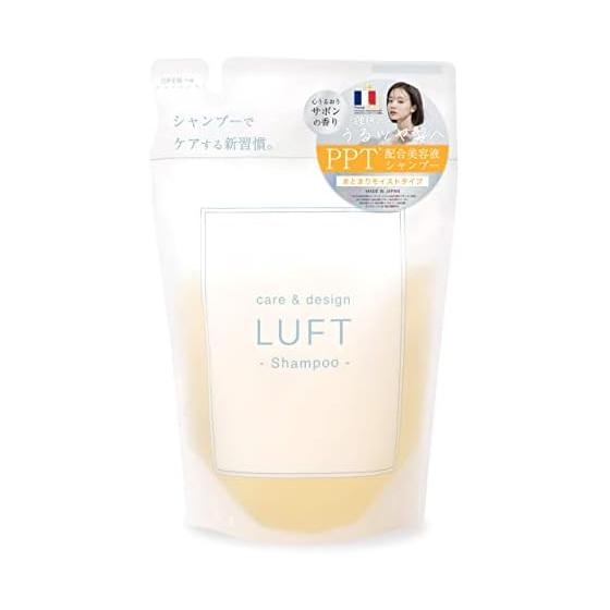 LUFT Shampoo Refill, Moisturizing Moist Type, Soothing Savon Scent, 410mL PPT Serum/Honey Contains, Amino Acid Shampoo