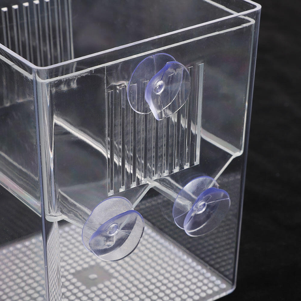 Acrylic Square Floating Fry Incubator Box, Multifunctional Aquarium Breeding Separator for Guppy Fish Parent and Fry Supplies