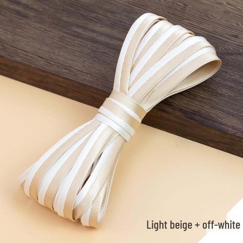 Hengmeihe Cheongsam Saténové lemování - 1 cm Pásky lemování v barvě pro oděvní doplňky