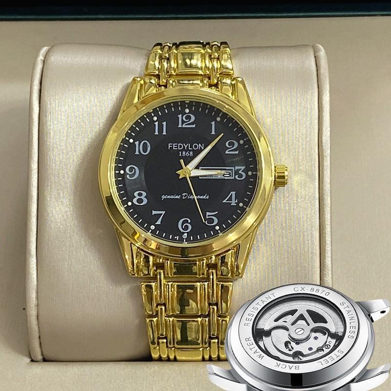 Reloj para hombres de mediana edad y ancianos Reloj para hombres totalmente automático no mecánico Reloj electrónico digital resistente al agua Reloj de cuarzo