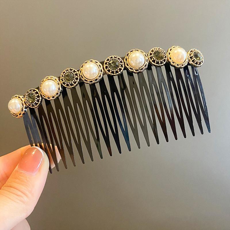 Hair Comb Clip Women Hair Accessories Bangs Hair Clip Back Head Headdress Non-slip Broken Hair Finishing Tools Hair Clip Hairpin