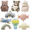Cartoon Matte Bear Foil Balloons Matte Rainbow Car Plane Balloon Toys Kids Baby Shower Party Birthday Decorations Supplies