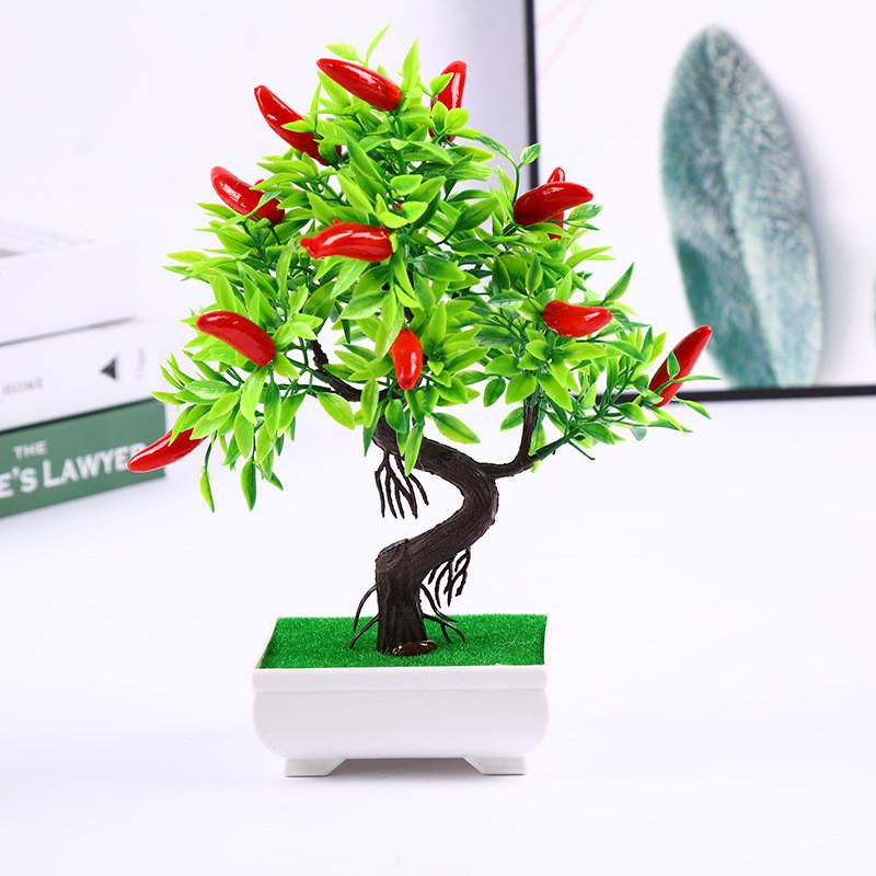 

Chili Orange Red Fruit Artificial Plant Bonsai For Home Decor And Gift Ideas Chili