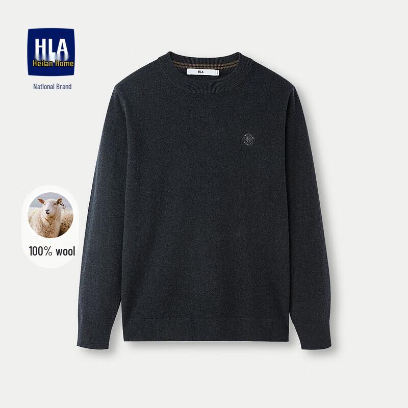 

HLA Men s Solid Half-Turtleneck Long Sleeve Wool Sweater S