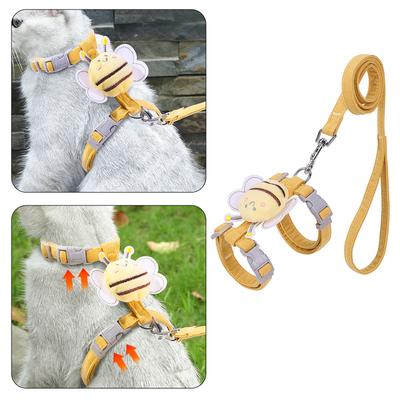 Secure Comfortable Pet Harness Walking Cats Dogs Vest Outdoor Use Harnesses for Outdoor Use