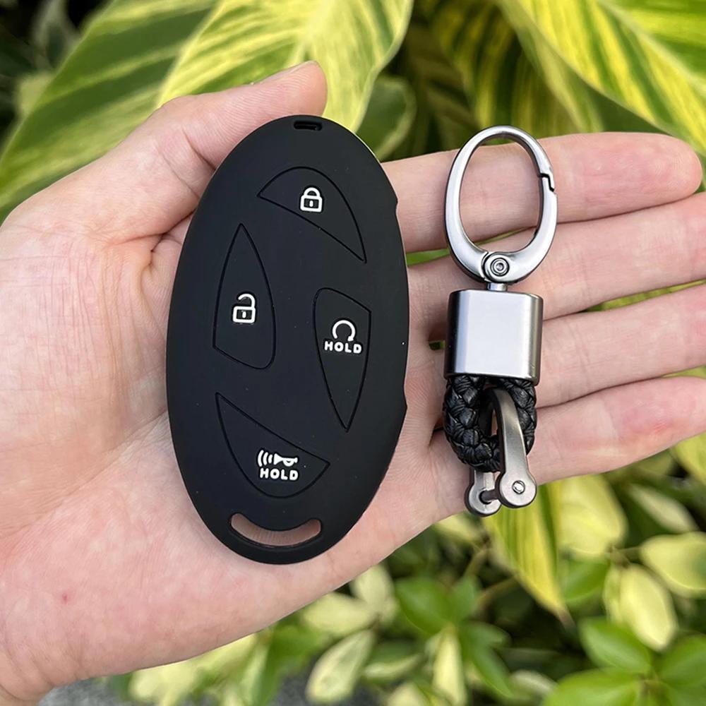 Shell Fob Holder for New Kona SX2 For Hyundai IONIQ 6 New Grand Prix GN7 Silicone Car Key Case Key Cover Accessories