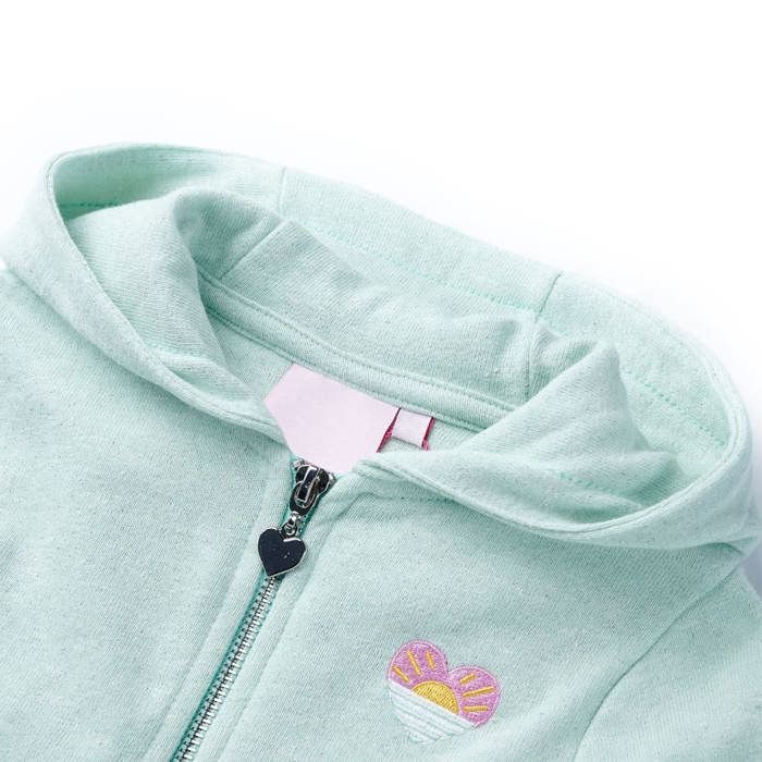 Sweatshirt à capuche avec fermeture éclair pour enfants 92/104/116/128/140
