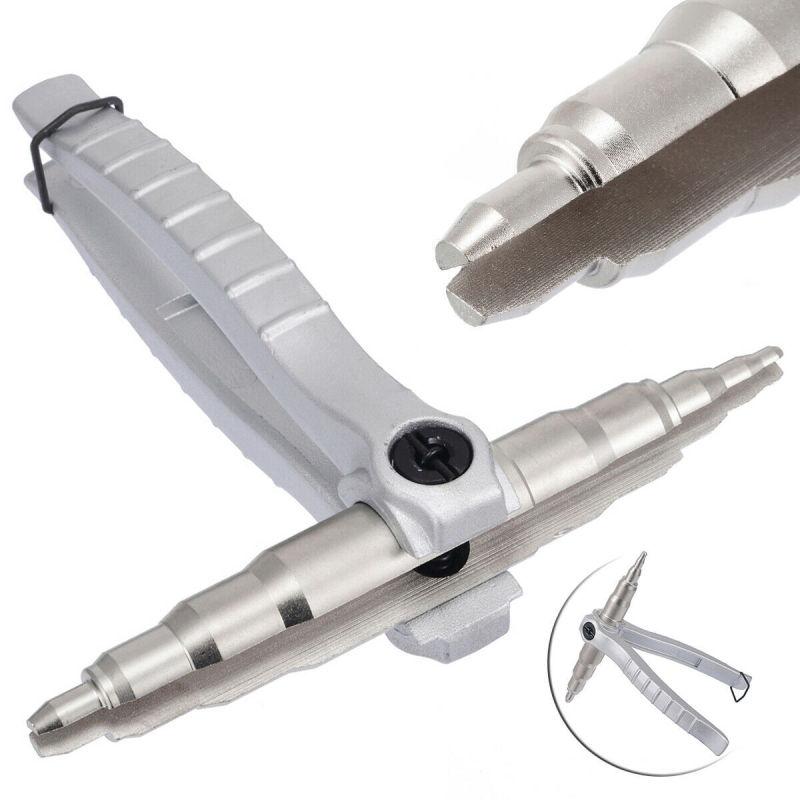 Extensor pentru tuburi de cupru Aer condiționat Refrigerant Instrument de înfășurare manuală Culoare argintie