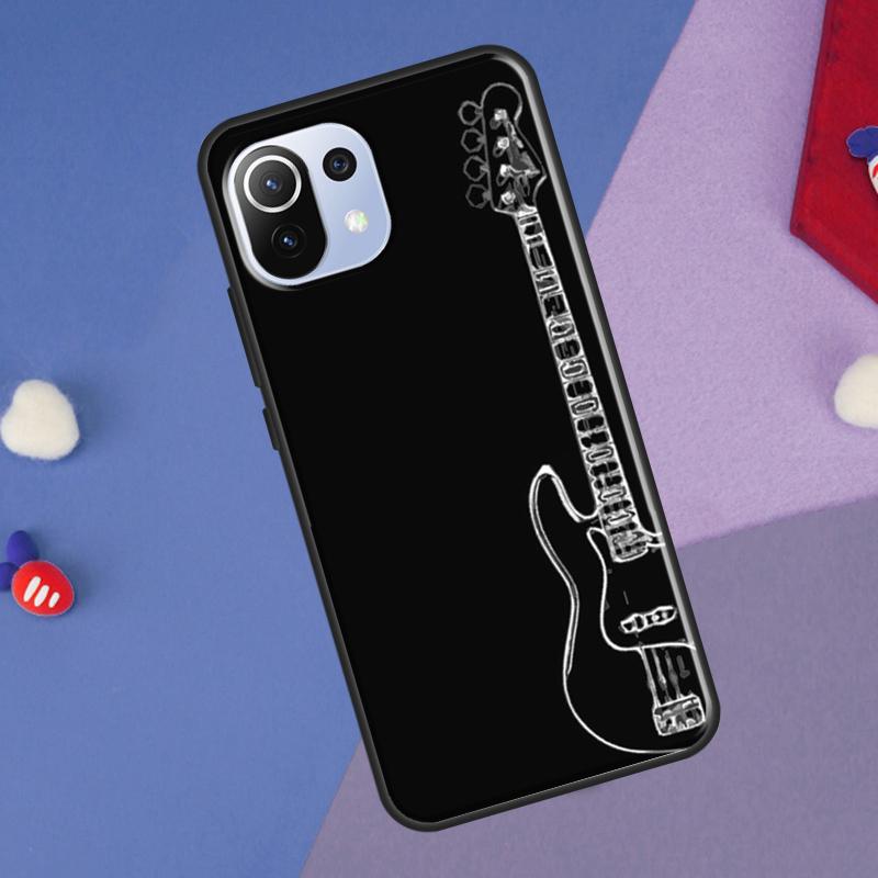 Guitar Instrument Music Cover For Xiaomi 14 Ultra 13 11T 12T 13T 14T Pro POCO X6 X7 Pro X3 X5 F3 F5 F6 M6 Pro Case